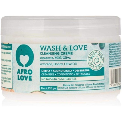 Afro Love Wash & Love Styling Product Care Cleansing Creme