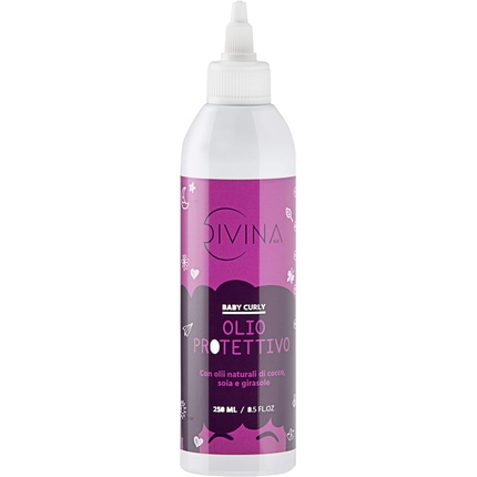 Protective Oil Baby Curly for Children with Afro and Curly Hair with Coconut, Soy, and Sunflower Oils 100% Natural 250ml