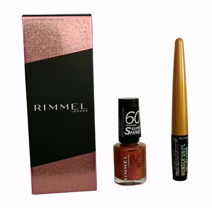 Rimmel London Wonder Swipe 2-in-1 Shadow & Liner Quick Dry Nail Polish Gift Set