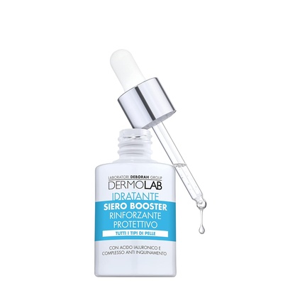 Dermolab Face Serum Hyaluronic Acid Booster 72h Moisturizing, Protective Strengthener for All Skin Types 30ml