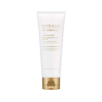 MISSHA Super Aqua Cell Renew Snail Cleansing Foam