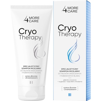 More4Care Cryotherapy Micellar Special Shampoo for Damaged Hair 200ml