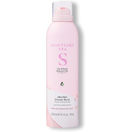Sanctuary Spa Lily and Rose Natural Oils Ultra Rich Shower Burst