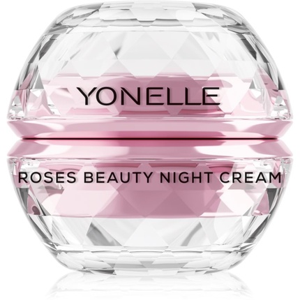 Yonelle Roses Night Rejuvenating Cream for Face and Eye Contour - 50 ml
