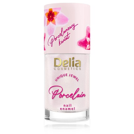 Delia Cosmetics 2-in-1 Nail Polish and Conditioner Porcelain Flower Beige 11ml