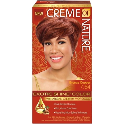 Creme of Nature Exotic Shine Gel Hair Color #7.64 Bronze