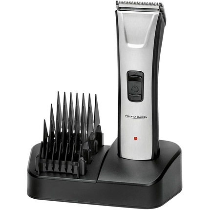 ProfiCare PC-HSM/R 3013 Hair/Beard Trimmer with Stainless Steel Precision Cutting Head and Thinning Function - Black