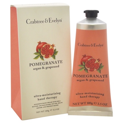 Crabtree & Evelyn Pomegranate Argan Grapeseed Ultra-Moisturising Hand Cream - 100 G