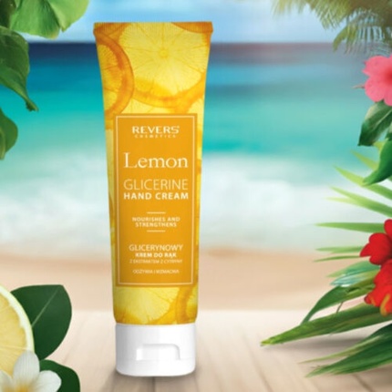 Nourishing and Strengthening Glycerin Hand and Nail Cream with Lemon Extract 125ml