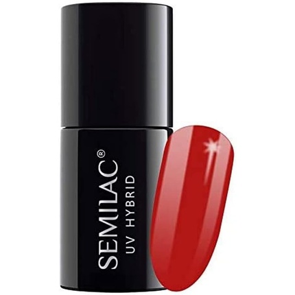 Semilac 062 UV Hybrid Nail Polish Poppy Red 7ml
