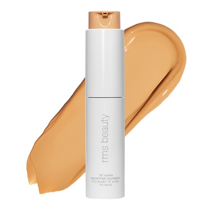 RMS Beauty ReEvolve Natural Finish Foundation Liquid Face Makeup Skin Tint Refillable Pump 44 Full Size