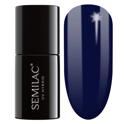 Semilac 088 UV Hybrid Nail Polish Blue Ink 7ml