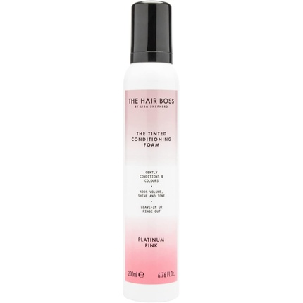 The Hair Boss Tinted Conditioning Foam Pink