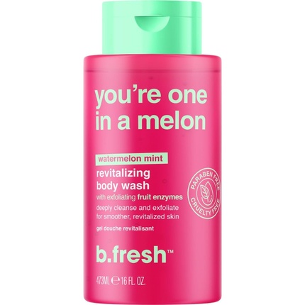 b.fresh Exfoliating Body Wash You're One In A Melon Revitalizing Shower Gel 16 Fl Oz