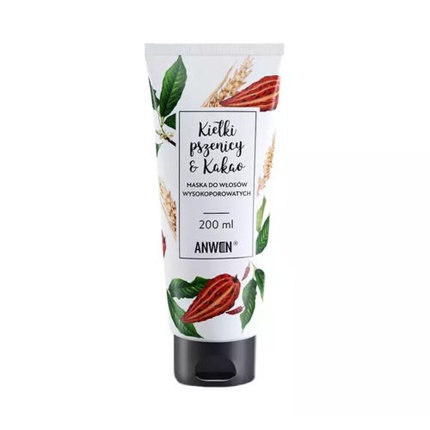 ANWEN Wheat Germ and Cocoa Hair Mask for High Porosity Hair 200ml