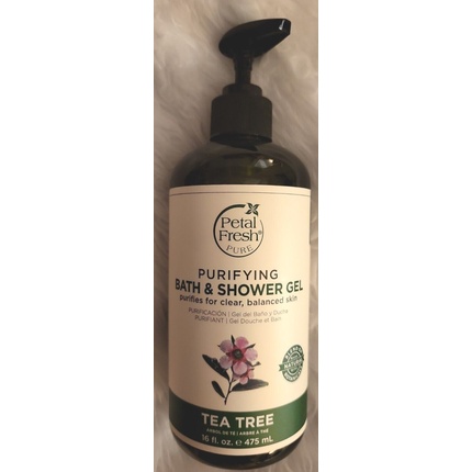 Petal Fresh Pure Energizing Bath & Shower Gel Tea Tree 16 fl oz