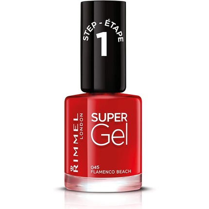 Rimmel London Super Gel Nail Polish Beach Ready Collection 045 Flamenco Beach