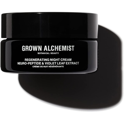 Grown Alchemist Regenerating Night Cream Peptide-3 Violet Leaf Extract Moisturising and Nourishing Facial Treatment 40mL