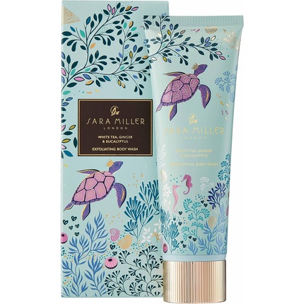Sara Miller Exfoliating Body Wash White Tea Ginger Eucalyptus 150ml